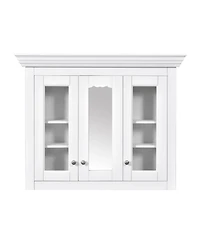 Casainc 35" Wall Mounted Medicine Cabinet with Mirror and 5 Adjustable Storage Shelves