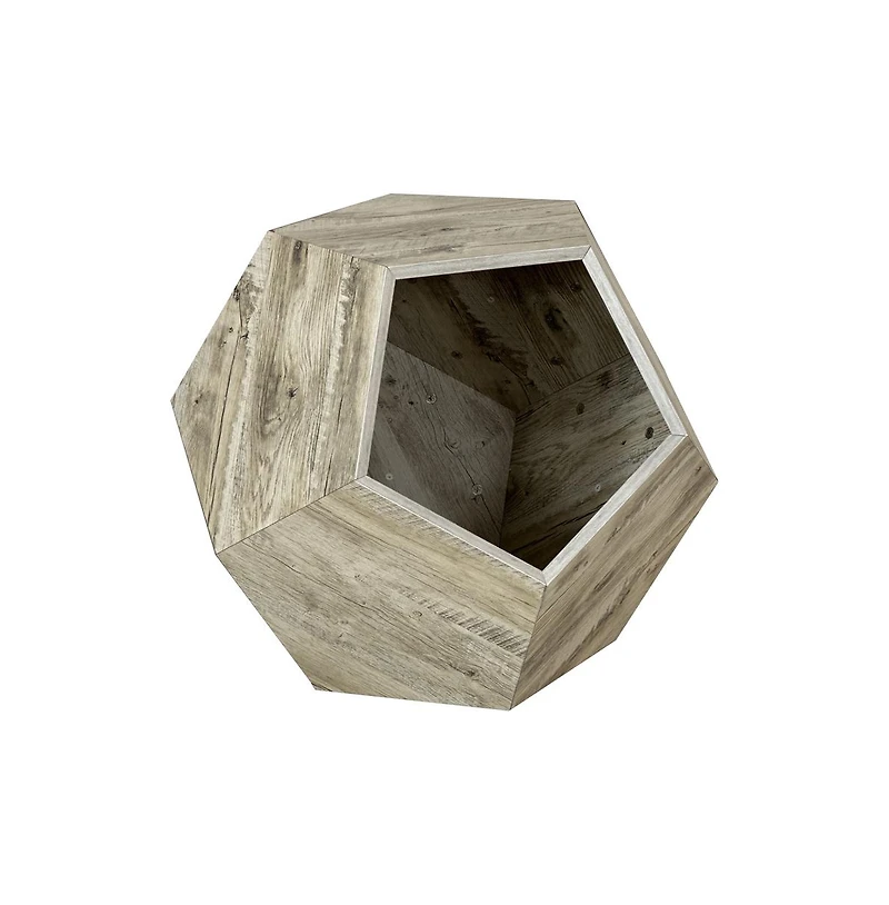 Aostirmotor 25.98 in W. White and Oak Modern Pet Furniture Cat Carrier Sofa Side Table