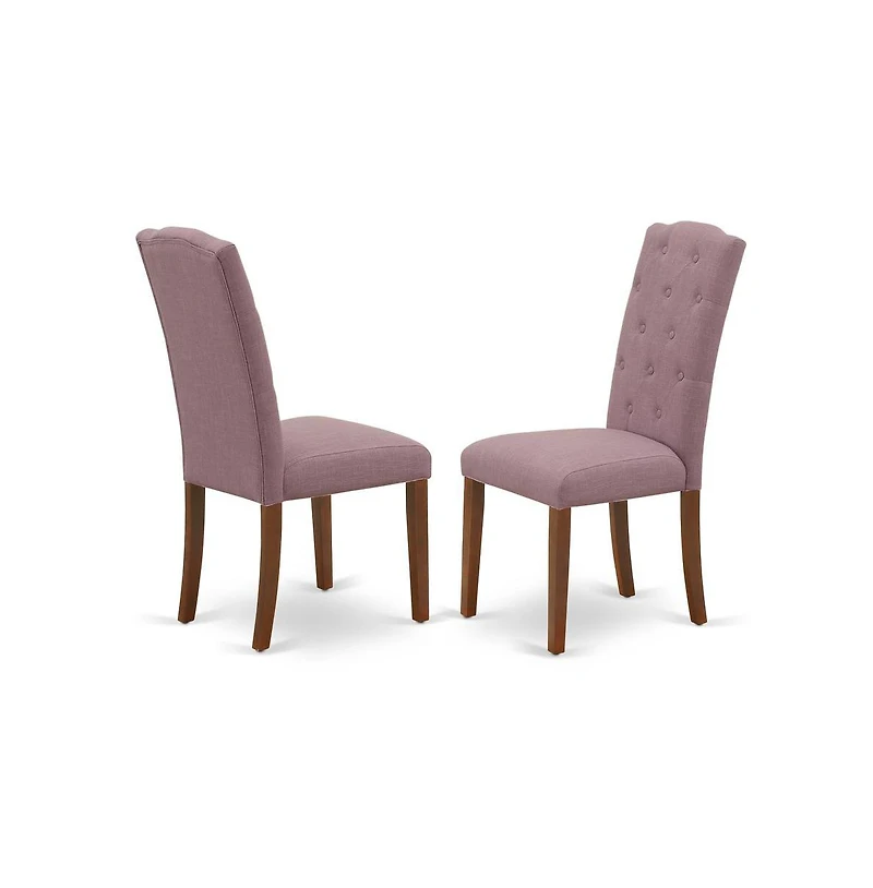 East West Furniture Dining Room Set Mahogany