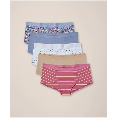 Pact Women's Everyday Boy Short 5-Pack