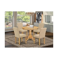 East West Furniture Dining Room Set Oak