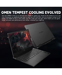 Hp Omen Slim 16" Gaming Traditional Laptop Intel Core Ultra 9 285H 16GB Ram Nvidia GeForce Rtx 5060 512GB Ssd Storage Windows 11 Home Fhd+ 144Hz