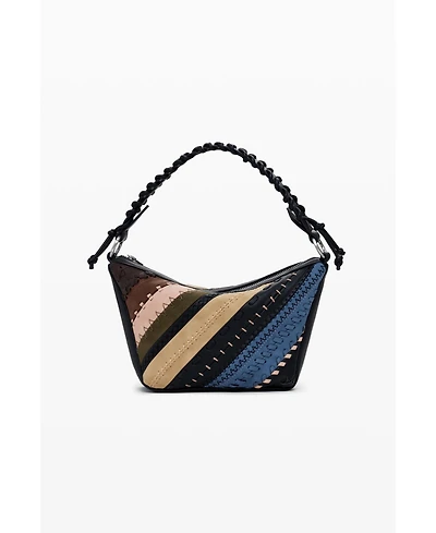 Desigual Women's Medium patchwork shoulder bag