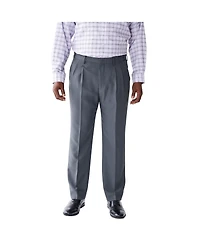 KingSize Big & Tall Easy Movement Pleat-Front Expandable Dress Pants