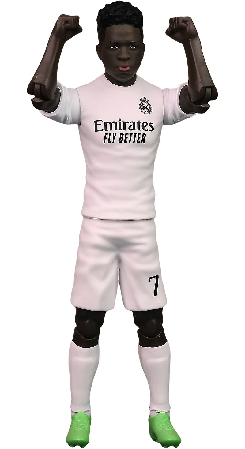 Banbo Toys Sockers Real Madrid Vinicius 8" Collectible Soccer Action Figure