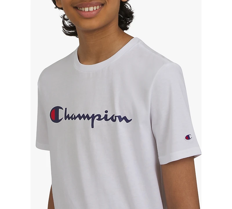 Champion Big Boys Short Sleeve Signature T-Shirt