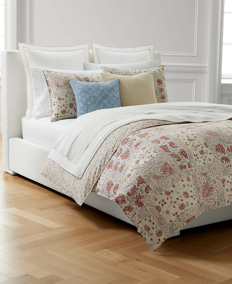 Lauren Ralph Lauren Fenwick Floral Cotton Decorative Pillow, 18" x 18"