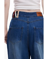 Desigual Women's Baggy wrap-style jeans