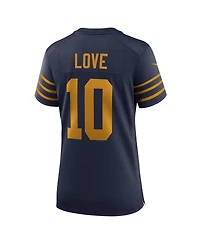 Nike Women's Jordan Love Navy Green Bay Packers The 1923 Classic Game Jersey