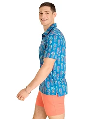 Chubbies Men's The Pineapple Sketch Performance Polo Shirt