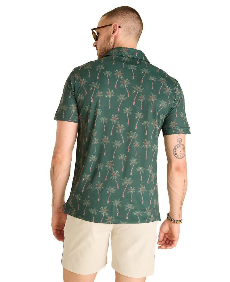 Chubbies Men's The Brushstroke Palm Range Polo Shirt