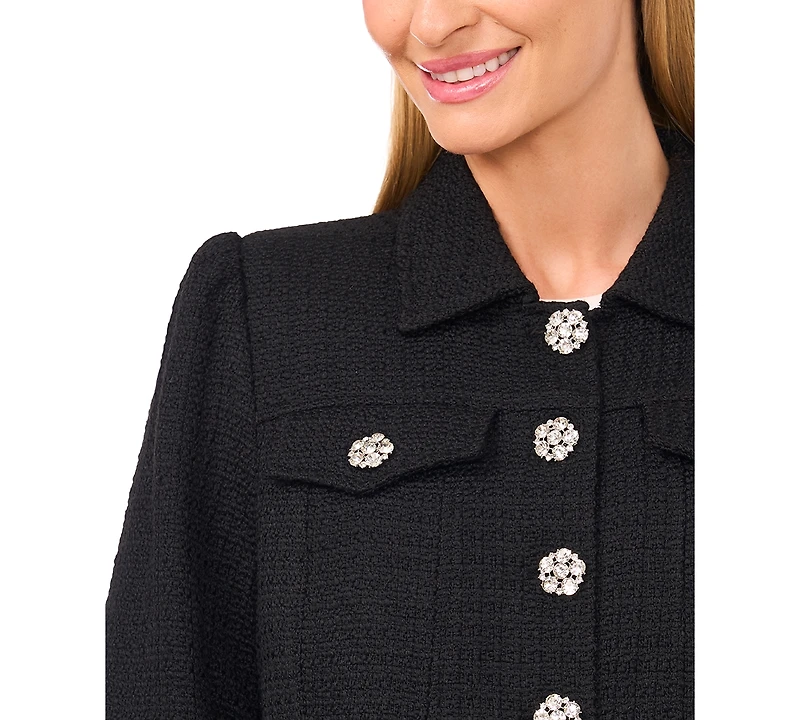 CeCe Women's Puff Long-Sleeve Jacket