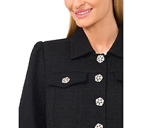 CeCe Women's Puff Long-Sleeve Jacket