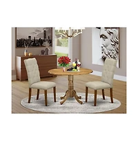 East West Furniture Dining Room Set Natural