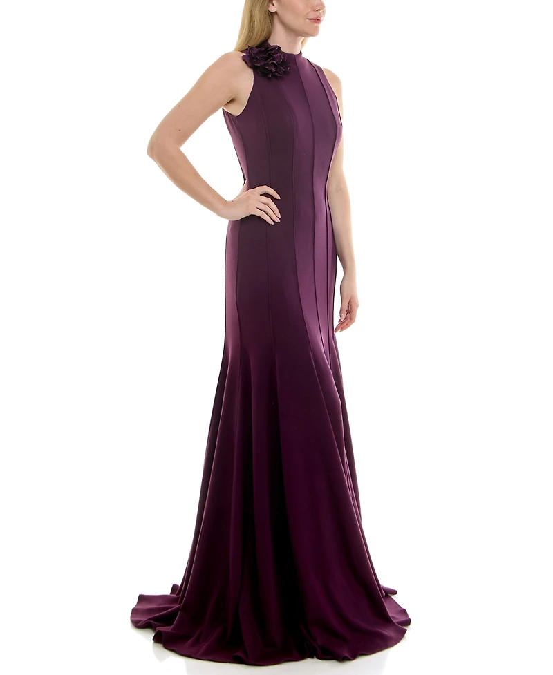 Taylor Women's Mock Neck Cocktail Dress