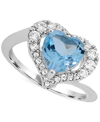 Women's Heart Ring Sterling Silver