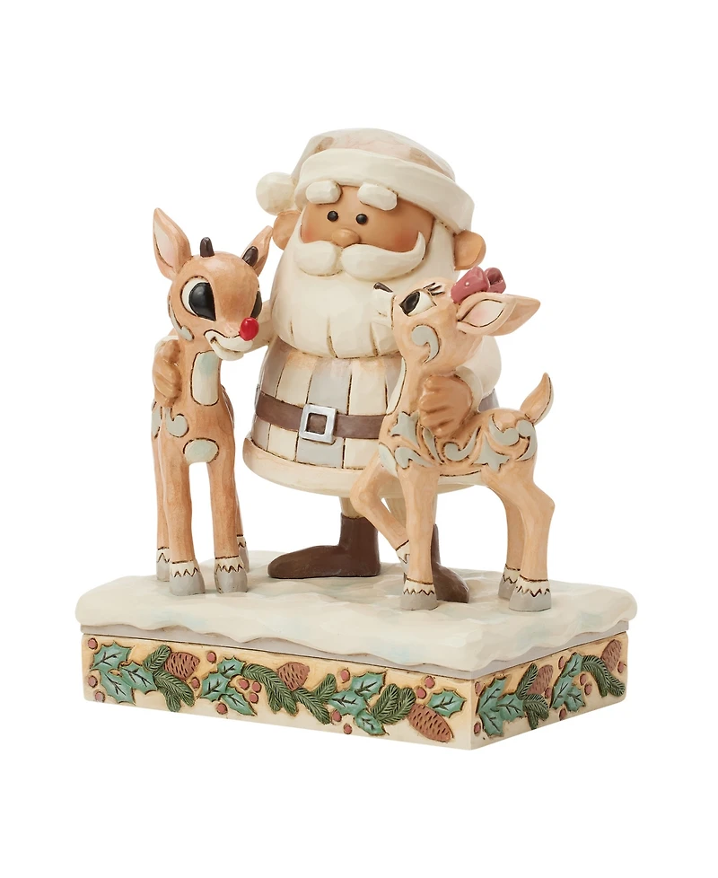 Jim Shore Woodland Santa with Reindeers Figurine