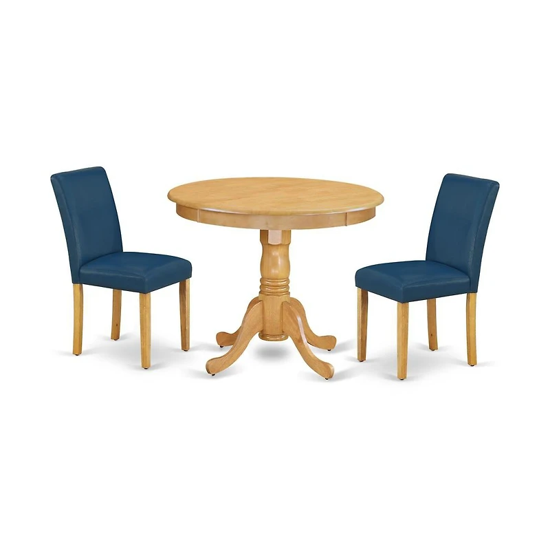 East West Furniture Dining Room Set Oak