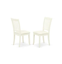 East West Furniture 3 Piece Dining Room Table Set Includes 1 Drop Leaves Dining Room Table and 2 Linen White Wooden Dining Chairs with Slatted Back