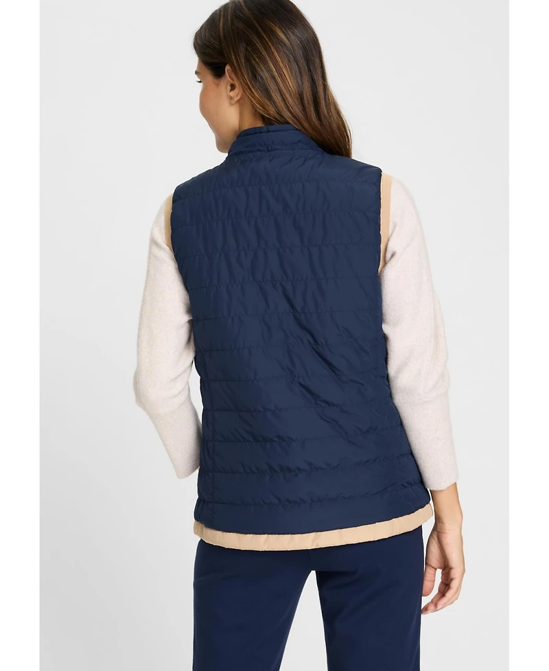Olsen 2-in-1 Reversible Quilted Vest
