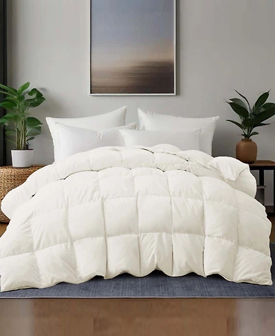 Unikome Cozy Medium Warmth Down Feather Fiber Comforter, California King