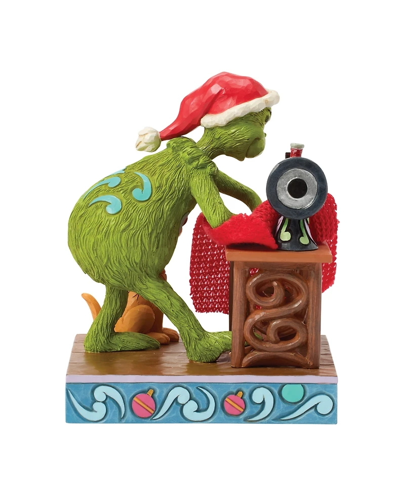Jim Shore Grinch Sewing Santa Figurine