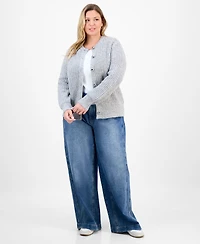 And Now This Trendy Plus Button Cardigan, Macy's Exclusive