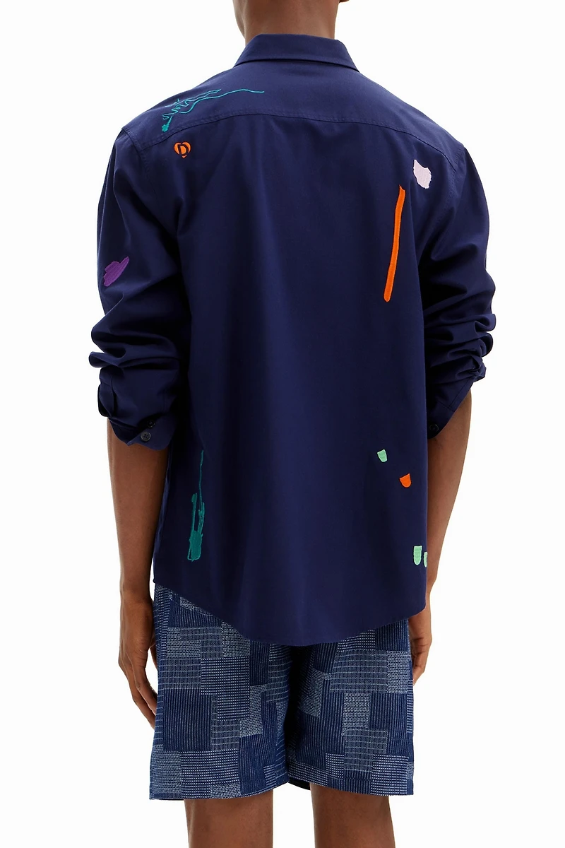 Desigual Men's Patch denim shorts