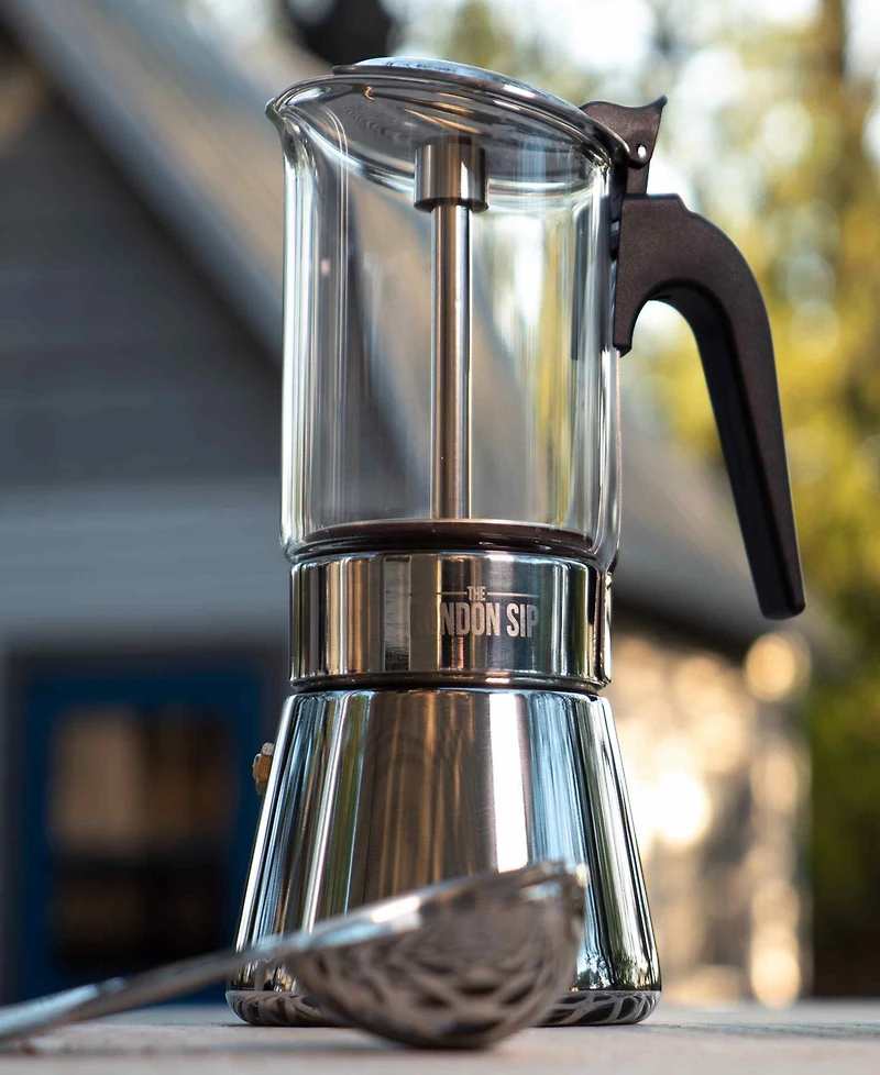 London Sip Stainless Steel -Cup Espresso Maker
