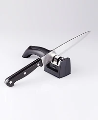Cat Cora Cutlery-Pro 2.25" Dual-Action Handle Knife Sharpener