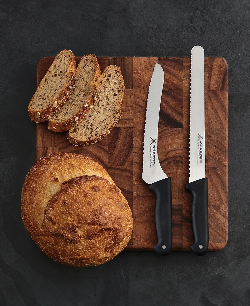 Cat Cora Cutlery-Pro 10" Soft-Grip Handle Serrated Bread Knife