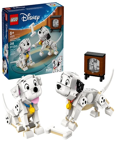 Lego Disney Lucky and Penny 101 Dalmatians Puppies 43271 Toy Building Set, 268 Pieces