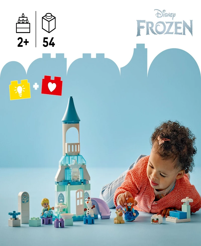 Lego Duplo Disney Anna and Elsa's Frozen Castle Party 10455 Toy Building Set, 54 Pieces