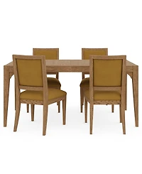 Everleigh Dining 5-Pc. Set (Table & 4 Upholstered Back Side Chairs)