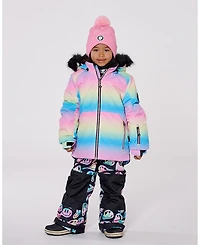 Deux par Girl Two-Piece Play Snowsuit Smiley Face - Child