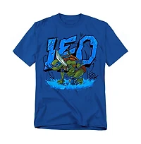 Logovision Men's Tales Of The Teenage Mutant Ninja Turtles Leo Groundbreaking T-Shirt