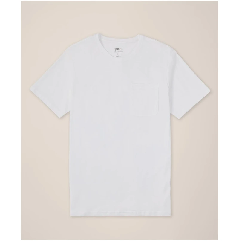 Pact Men's Organic Cotton Softspun Pocket Crew Tee