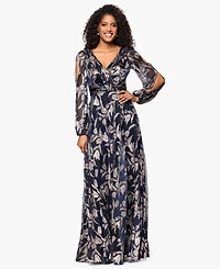 Betsy & Adam Petite Embellished A-line Dress