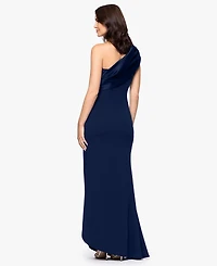 Betsy & Adam Petite One-Shoulder Dress