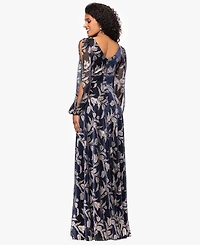 Betsy & Adam Petite Embellished A-line Dress