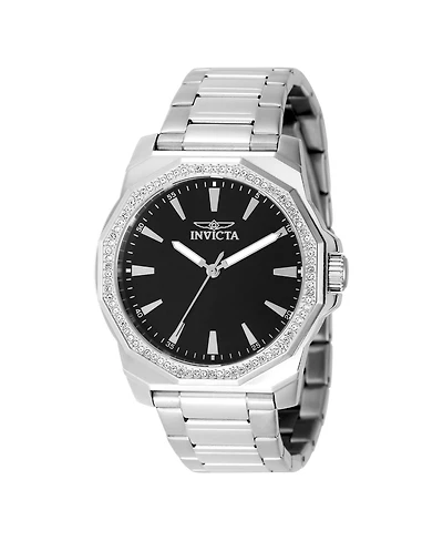 Invicta Men's 49103 Speedway Quartz 3 Hand Black Dial Watch
