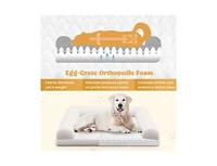 Akiudex Orthopedic Dog Bed with Bolsters and Egg-Crate Foam