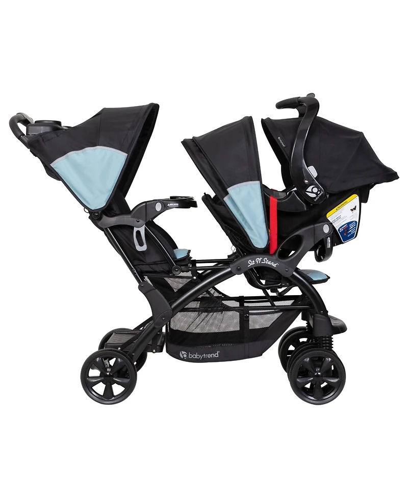 Baby Trend Sit N Stand Double Stroller Desert Blue 
