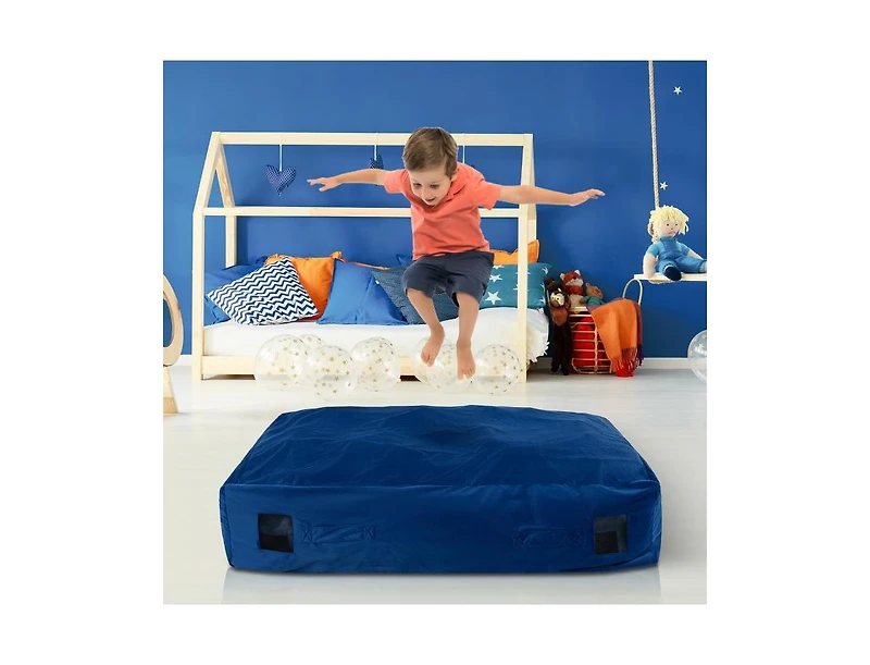 Akiudex Foam-Filled Sensory Crash Pad with Washable Cover and Anti-Slip Bottom