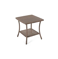 Jiallo Leisure Collection Outdoor Garden Patio Furniture 3 Pc Conversation Set