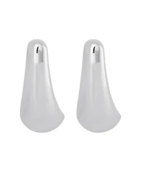 Jessica Simpson Sculptural Silver-Tone Drop Earrings for Modern Elegance