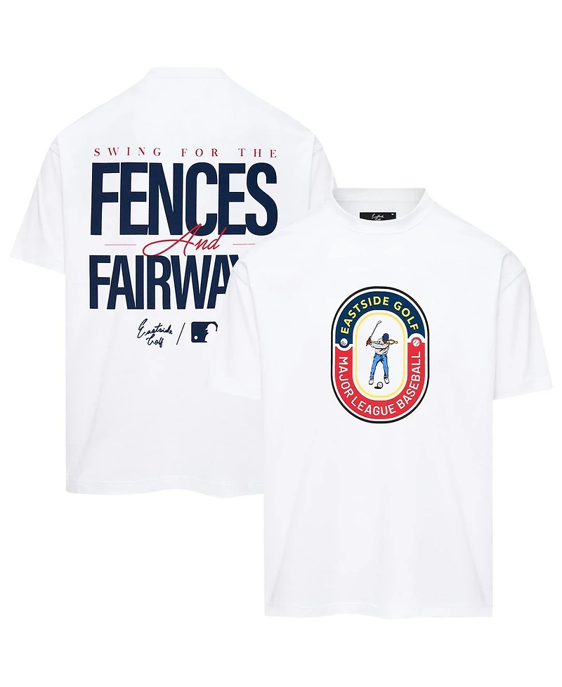 Eastside Golf Men's White Atlanta Braves 2025 Mlb All-Star Game Fences Fairways T-Shirt