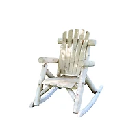 Contoured Comfort Cedar Log Rocking Chair