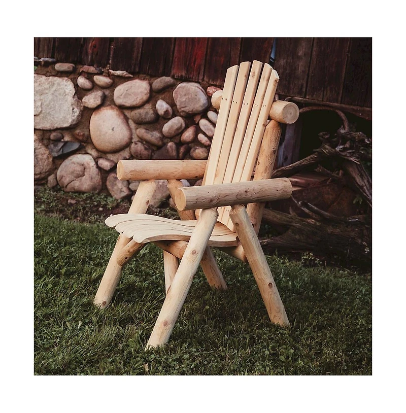 Contoured Comfort Cedar Log Dining Chair