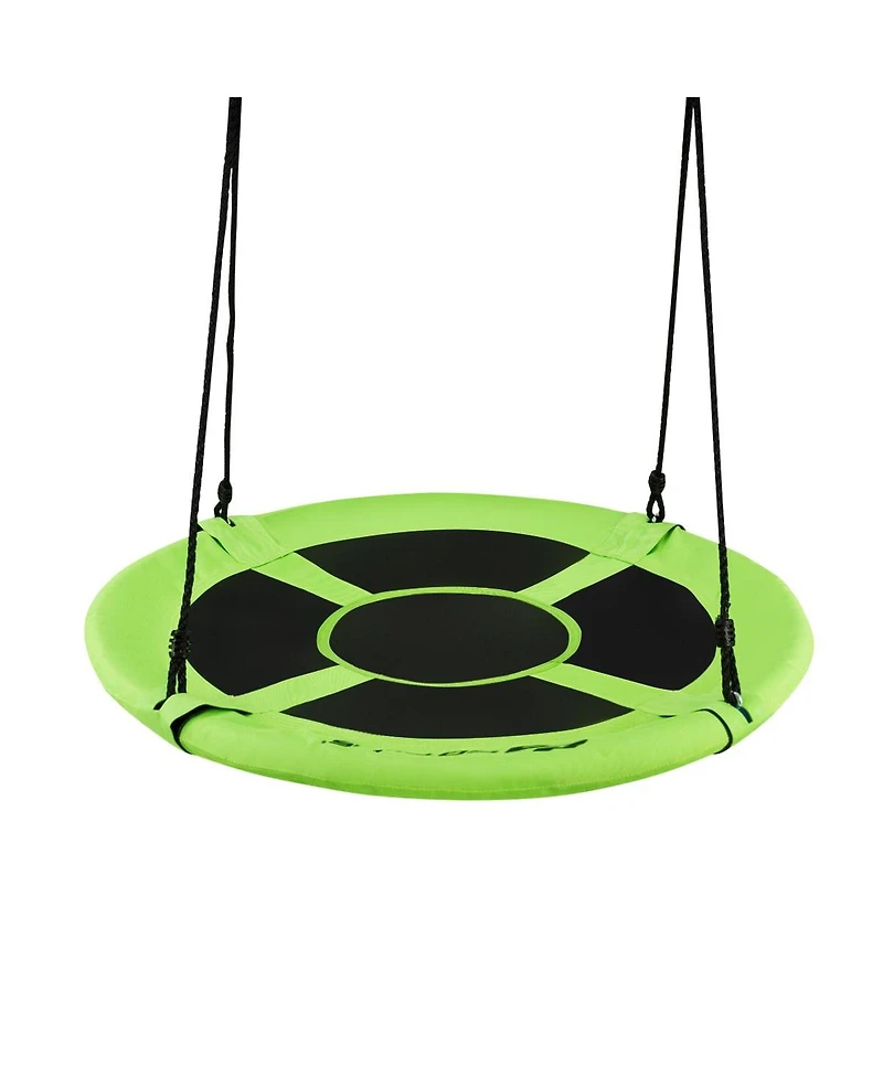 Akiudex 40inch Saucer Tree Swing with Adjustable Ropes for Kids and Adults